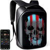 Sac à Dos Multifonctionnel pour Ordinateur Portable avec LED | Pour Adolescents et Adultes | Changez les Graphismes avec l'Application King of Toys