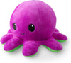 Peluche Octopus Réversible - Violet + Bleu - Mignons Animaux en Peluche Sensory Fidget Qui Montre Votre Humeur, Bleu en Colère + Violet Heureux, 10 cm De Speelgoed Koning