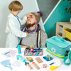 Mallette de docteur de 34 pièces pour jeu de rôle | Sac médical, stéthoscope et accessoires pour jeu d'imitation pour tout-petits King of Toys