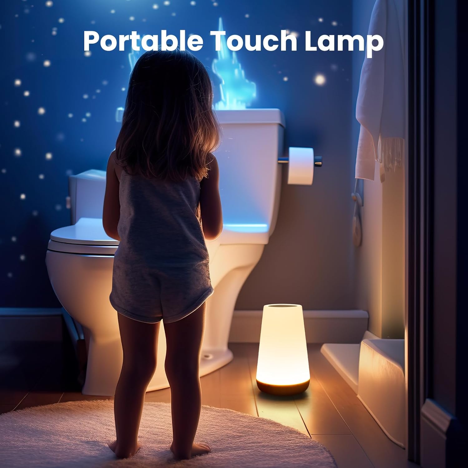 LUMIGLOW l Lampe de Table LED Tactile Dimmable 13 Couleurs et 5 Modes d'Éclairage De Speelgoedkoning
