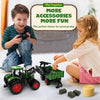 Tracteur Télécommandé | Ensemble de Tracteur et Remorque RC Jouet de Ferme Métal pour Enfants de 3 à 9 Ans King of Toys