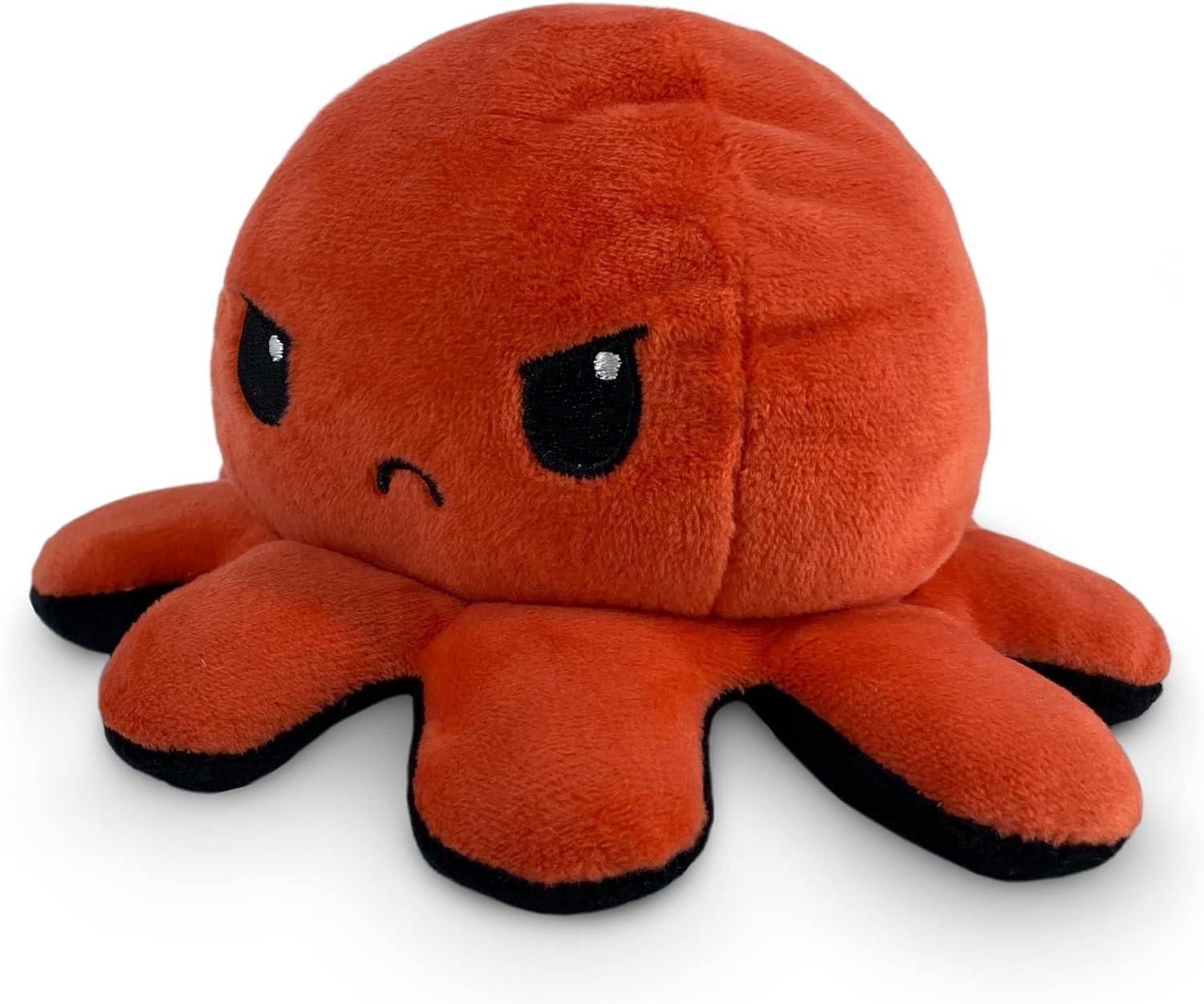 Peluche Octopus Réversible - Violet + Bleu - Mignons Animaux en Peluche Sensory Fidget Qui Montre Votre Humeur, Bleu en Colère + Violet Heureux, 10 cm De Speelgoed Koning