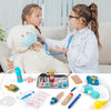 Mallette de docteur de 34 pièces pour jeu de rôle | Sac médical, stéthoscope et accessoires pour jeu d'imitation pour tout-petits King of Toys