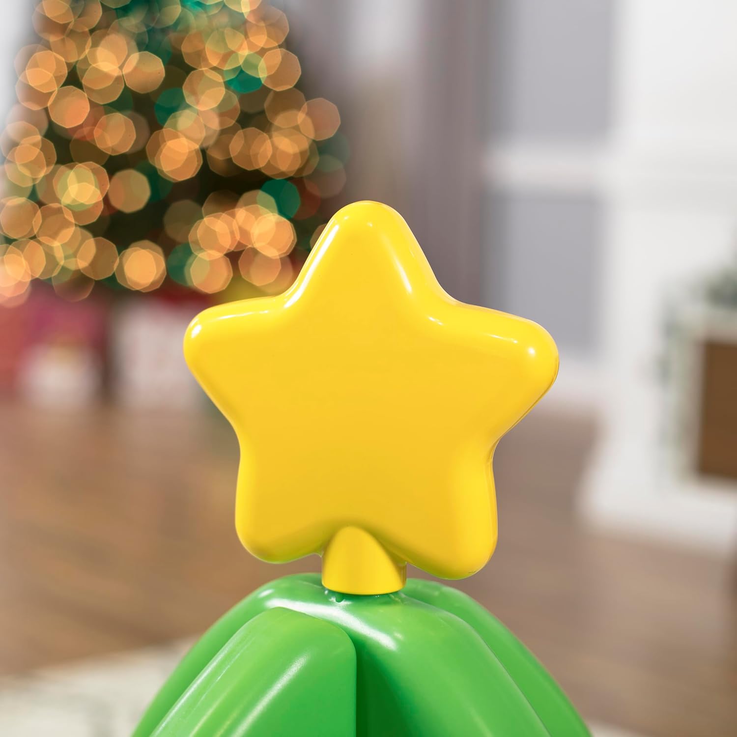 Jouet Sapin de Noël Interactif | Ornements en Plastique Colorés Montessori avec Train pour Tout-Petits de 1+ Ans King of Toys