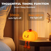 Lampe de Nuit Citrouille | Lampe LED Rechargeable Tactile de Chevet en Silicone Dimmer pour Enfants King of Toys