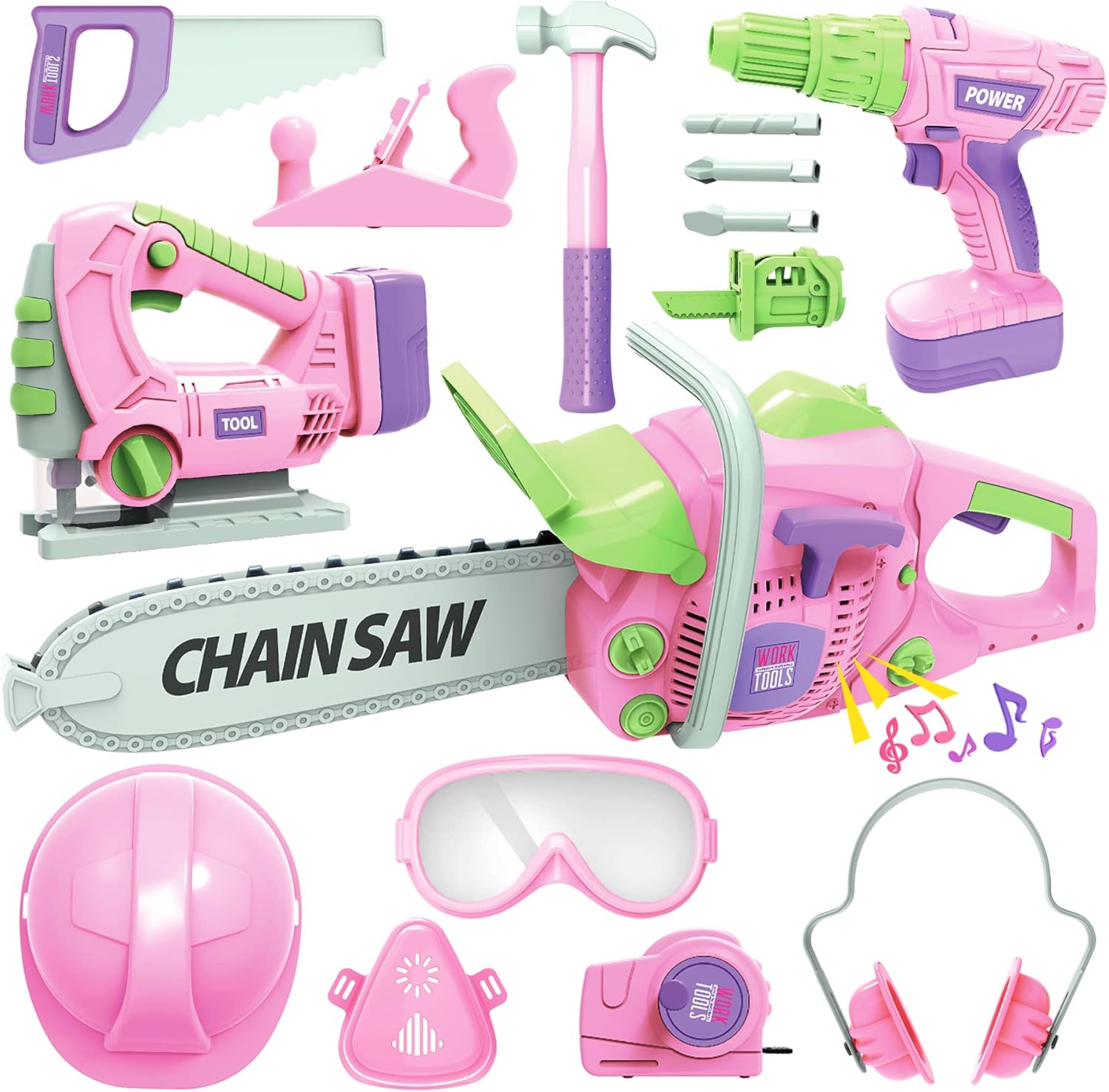 Set d'Outils pour Enfants | Outils de Construction Réalistes pour Garçons et Filles