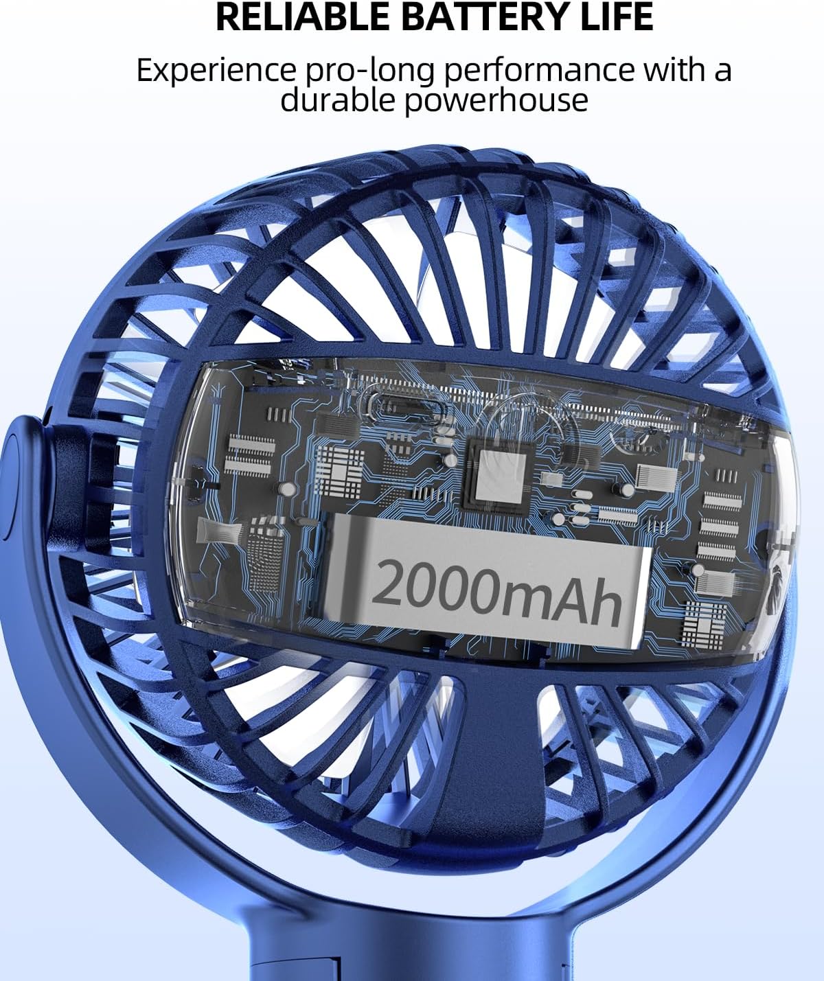 Ventilateur Portable Rechargeable pour Poussette et Voyage - Mini Ventilateur à Pince Flexible 360° avec Affichage Numérique - Essentiel Bébé Été