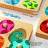 Puzzles en bois Montessori dinosaures | Puzzles éducatifs d’œufs de dinosaures pour enfants de 1 à 3 ans King of Toys