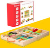 Kit d'Outils en Bois Montessori pour Enfants | Boîte à Outils et Stickers DIY, Jeu de Construction Éducatif STEM pour Enfants de 3 à 7 Ans