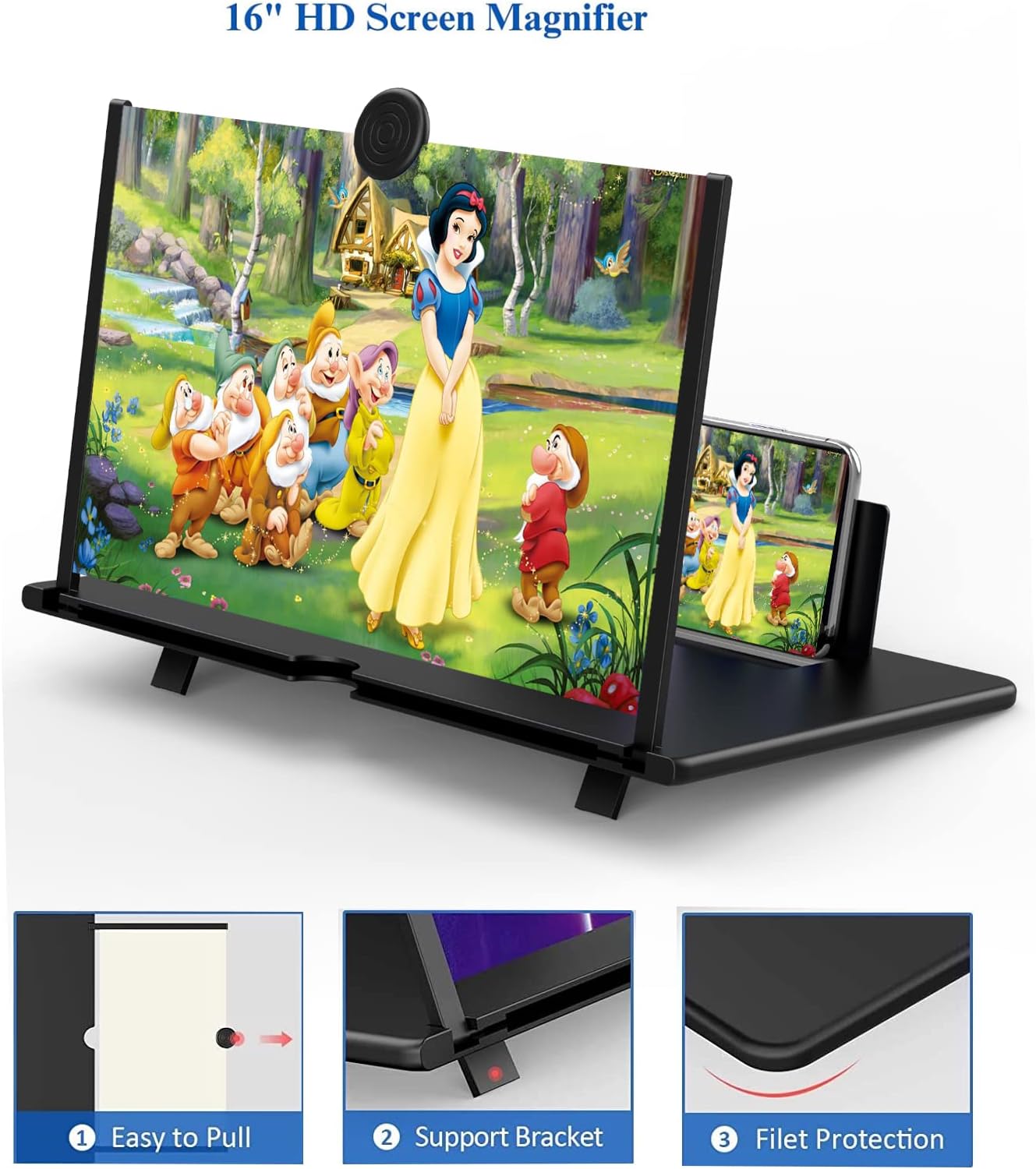 Amplificateur d'Écran 16" pour Téléphone Portable - Améliorateur d'Écran - Compatible avec Tous les Téléphones Speelgoed Koning