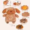 Peluche Chien Respirant Apaisant | Animal en Peluche pour Anxiété | Mouvement Respiratoire Réaliste avec Lumières & Musique | Jouet Relaxation pour Enfants & Adultes King of Toys