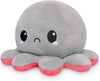 Peluche Octopus Réversible - Violet + Bleu - Mignons Animaux en Peluche Sensory Fidget Qui Montre Votre Humeur, Bleu en Colère + Violet Heureux, 10 cm De Speelgoed Koning