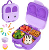 Boîte à lunch pour enfants avec 4 contenants de repas l Tambour pour enfants avec séparateur amovible De Speelgoed Koning