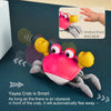 Jouets Bébé Crabe Rampant - Cadeaux Jouet Tummy Time pour Garçons et Filles de 3 à 12 Mois avec Système d'Apprentissage du Rampement et Musique King of Toys