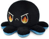 Peluche Octopus Réversible - Violet + Bleu - Mignons Animaux en Peluche Sensory Fidget Qui Montre Votre Humeur, Bleu en Colère + Violet Heureux, 10 cm De Speelgoed Koning