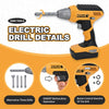 Ensemble d'Outils pour Enfants Garçons | Kit d'Outils pour Tout-Petits avec Sac à Outils et Perceuse Électronique Jouet | Jeux d'Imitation de Construction pour Enfants | Jouets pour Garçons de 3, 4, 5 Ans King of Toys