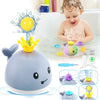 Jouet de bain Baleine avec fontaine + 4 positions l Jouets de bain 6, 12, 18 mois De Speelgoed Koning