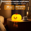 Lampe de Nuit Citrouille | Lampe LED Rechargeable Tactile de Chevet en Silicone Dimmer pour Enfants King of Toys