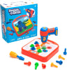 Educational Insights Design & Drill ABC et 123 - 90 Pièces avec Jeu de Perceuse Électrique, Essentiel pour les Classes de Maternelle et de Jardin d’Enfants, Âge 3+ King of Toys