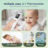 Thermomètre Numérique Sans Contact avec Alarme de Fièvre et Mode Silencieux | Pour Adultes, Enfants et Bébés King of Toys