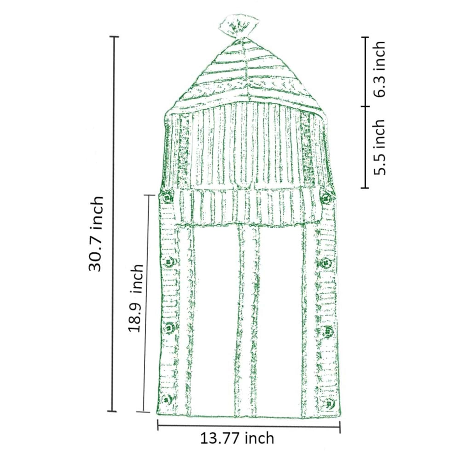 Sac de Couchage Bébé en Tricot Épais pour Nouveau-Né 0-6 Mois - Couverture d'Emmaillotage Laine avec Capuche - Cadeau de Naissance Hiver