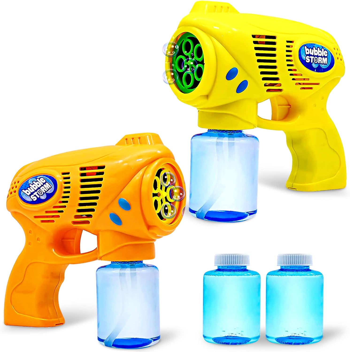 Pistolet à bulles pour enfants, solution de recharge, pistolets à bulles pour enfants 4-8, pistolet à bulles pour enfants 1-3, pistolet à bulles, jouet d'extérieur. Speelgoed Koning