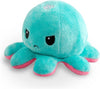 Peluche Octopus Réversible - Violet + Bleu - Mignons Animaux en Peluche Sensory Fidget Qui Montre Votre Humeur, Bleu en Colère + Violet Heureux, 10 cm De Speelgoed Koning