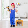 Ensemble d'Outils pour Enfants Garçons | Kit d'Outils pour Tout-Petits avec Sac à Outils et Perceuse Électronique Jouet | Jeux d'Imitation de Construction pour Enfants | Jouets pour Garçons de 3, 4, 5 Ans King of Toys