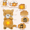 Peluche Chat Respirant | Animal en Peluche Apaisant pour Anxiété | Chat Endormi avec Mouvement Respiratoire & Lumières | Jouet Relaxation pour Enfants & Adultes King of Toys