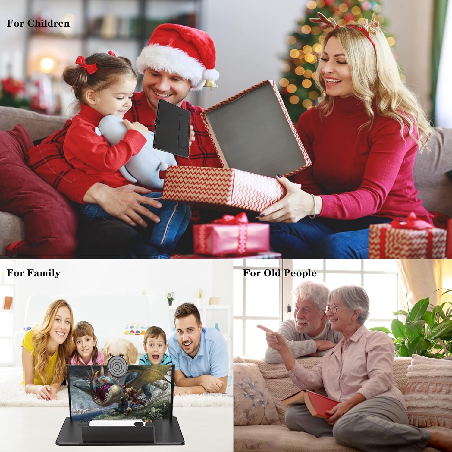 Amplificateur d'Écran 16" pour Téléphone Portable - Améliorateur d'Écran - Compatible avec Tous les Téléphones Speelgoed Koning