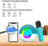 Machine de Karaoké Portable Bluetooth pour Enfants et Adultes | Haut-Parleur Mini avec 2 Micros Sans Fil | Cadeau Anniversaire Noël pour Garçons Filles 3-12 Ans King of Toys