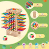 Jeu de Société en Bois Montessori | Jeu de Dés avec 42 Bâtonnets Colorés, Jouet Éducatif Mathématique pour Enfants de 3+ Ans, Idéal comme Cadeau King of Toys