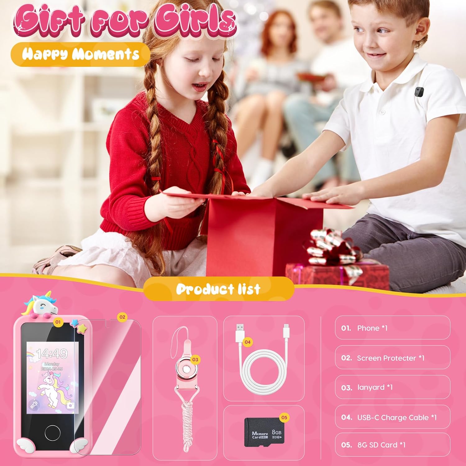 Téléphone Intelligent Dinosaure pour Enfants | Mini Téléphone Jouet avec 16 Jeux Éducatifs et Appareil Photo pour Enfants de 3 à 9 Ans King of Toys