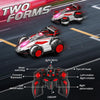 Voiture RC Stunt Deformation à Grande Vitesse | Voiture Télécommandée Rotative 360° Transformable | Cadeau d'Anniversaire pour Garçons et Filles 6-16 Ans King of Toys