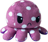 Peluche Octopus Réversible - Violet + Bleu - Mignons Animaux en Peluche Sensory Fidget Qui Montre Votre Humeur, Bleu en Colère + Violet Heureux, 10 cm De Speelgoed Koning