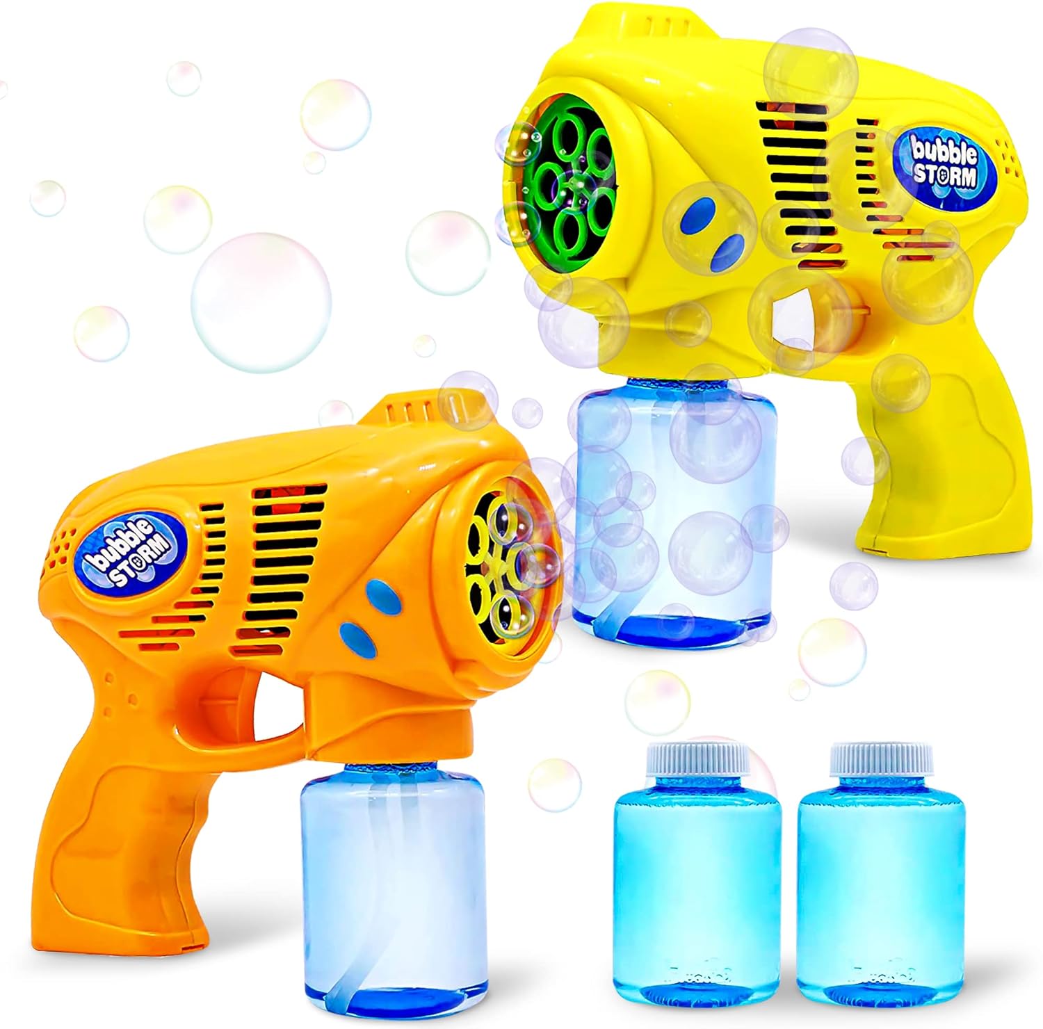 Pistolet à bulles pour enfants, solution de recharge, pistolets à bulles pour enfants 4-8, pistolet à bulles pour enfants 1-3, pistolet à bulles, jouet d'extérieur. Speelgoed Koning