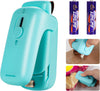 Scelleuse de Sachets l Scelleuse Thermique avec Coupeur & Aimant l Mini Machine à Sceller Portable (2 Piles AA Incluses) King of Toys