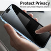 Coque de protection anti-regard magnétique pour iPhone | Coque en verre trempé anti-espion pour iPhone avec protecteur d'écran de confidentialité King of Toys