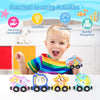 Ensemble de train en bois magnétique avec 11 animaux | Jouets Montessori pour activités d'apprentissage préscolaire des tout-petits King of Toys