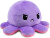 Peluche Octopus Réversible - Violet + Bleu - Mignons Animaux en Peluche Sensory Fidget Qui Montre Votre Humeur, Bleu en Colère + Violet Heureux, 10 cm De Speelgoed Koning