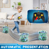Voiture-robot transformable télécommandée | Voiture de police RC avec transformation à un bouton, lumière clignotante et rotation à 360° pour enfants King of Toys
