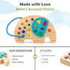 Tableau d'Activités Éléphant pour Tout-Petits | Jouet Sensoriel Montessori avec Interrupteur Lumineux en Bois King of Toys