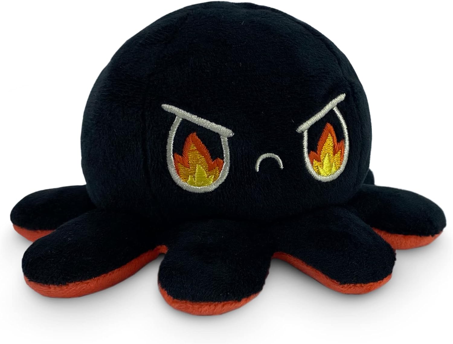 Peluche Octopus Réversible - Violet + Bleu - Mignons Animaux en Peluche Sensory Fidget Qui Montre Votre Humeur, Bleu en Colère + Violet Heureux, 10 cm De Speelgoed Koning