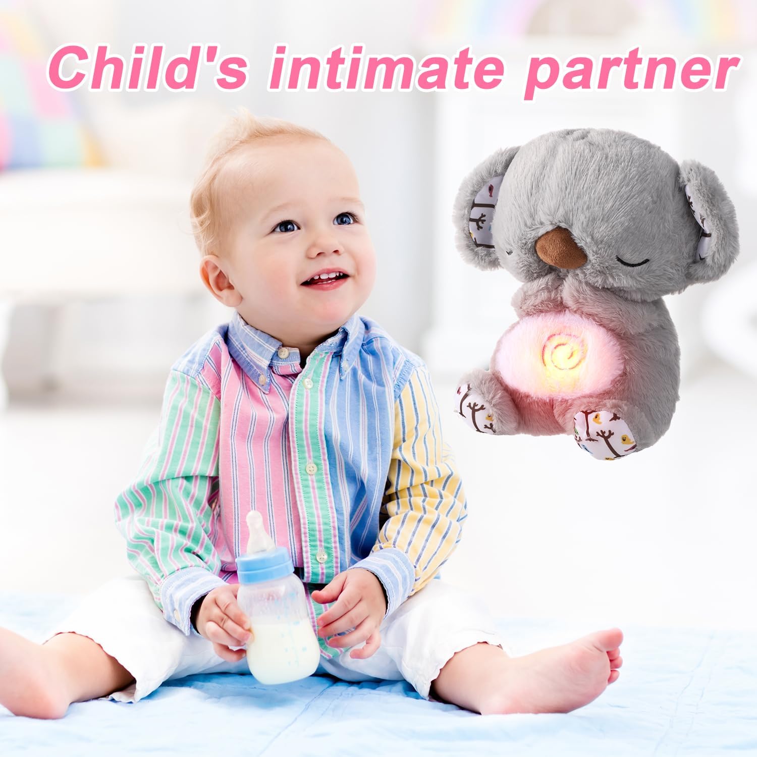 Koala Respirant Anti-Stress | Peluche Koala Sensorielle Apaisante pour Bébé, Jouet Anti-Anxiété 0 - 12 Mois