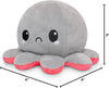 Peluche Octopus Réversible - Violet + Bleu - Mignons Animaux en Peluche Sensory Fidget Qui Montre Votre Humeur, Bleu en Colère + Violet Heureux, 10 cm De Speelgoed Koning