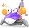 Jouets Bébé Crabe Rampant - Cadeaux Jouet Tummy Time pour Garçons et Filles de 3 à 12 Mois avec Système d'Apprentissage du Rampement et Musique King of Toys
