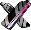 Coque de protection anti-regard magnétique pour iPhone | Coque en verre trempé anti-espion pour iPhone avec protecteur d'écran de confidentialité King of Toys