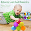 Balles Sensorielle pour Bébé | Ensemble de Balles Texturées Colorées Montessori pour Bébé de 6 à 12 Mois King of Toys