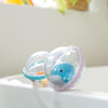 Lot de 4 Jouets de Bain Bébé Flottants | Stimule les Sens avec Anneaux Texturés & Bulles Colorées | Amusant et Sûr pour Bébés 4+ Mois King of Toys