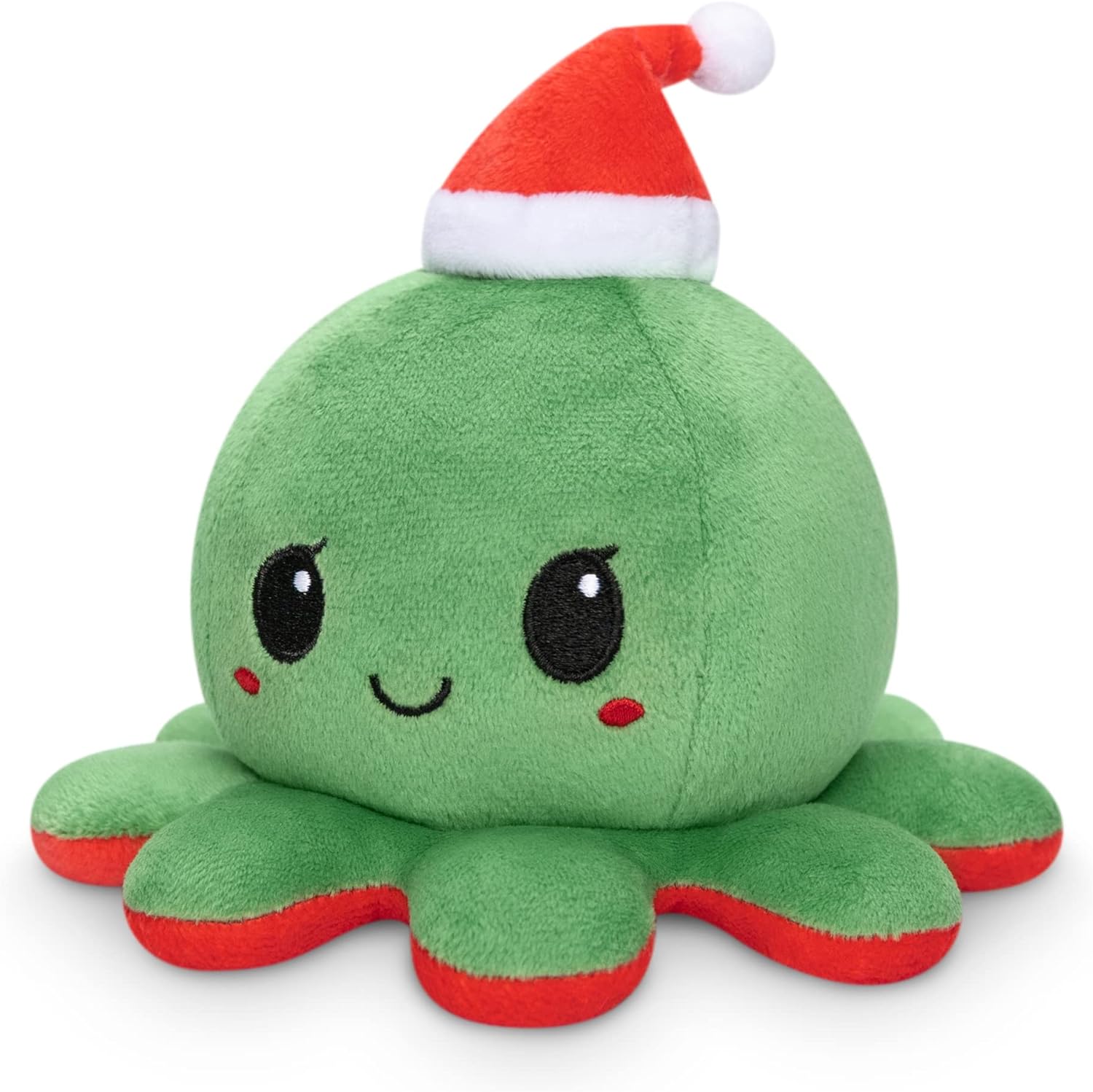 Peluche Octopus Réversible - Violet + Bleu - Mignons Animaux en Peluche Sensory Fidget Qui Montre Votre Humeur, Bleu en Colère + Violet Heureux, 10 cm De Speelgoed Koning